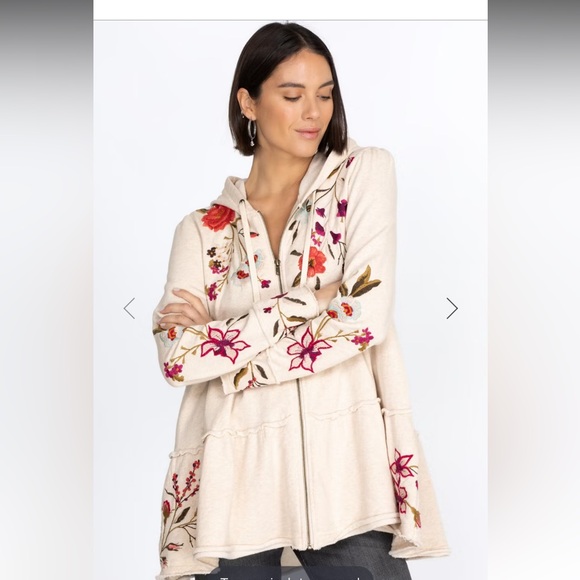 Johnny Was Jackets & Blazers - Johnny Was FLORE TIERED HOODIE size XL